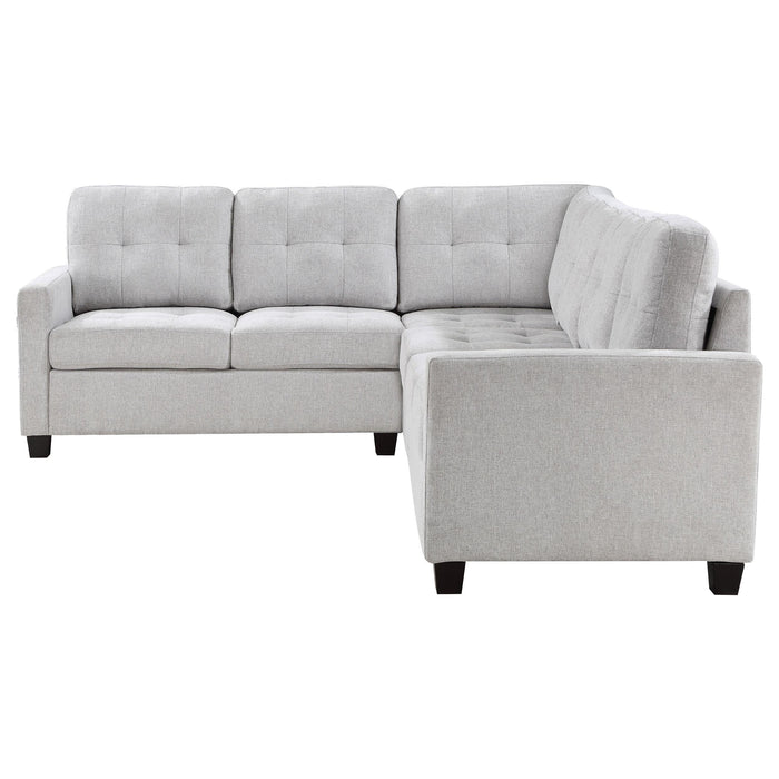 Georgina 4-piece Upholstered Modular Sectional Sofa Beige - Visions in Furniture (La Mirada, CA)