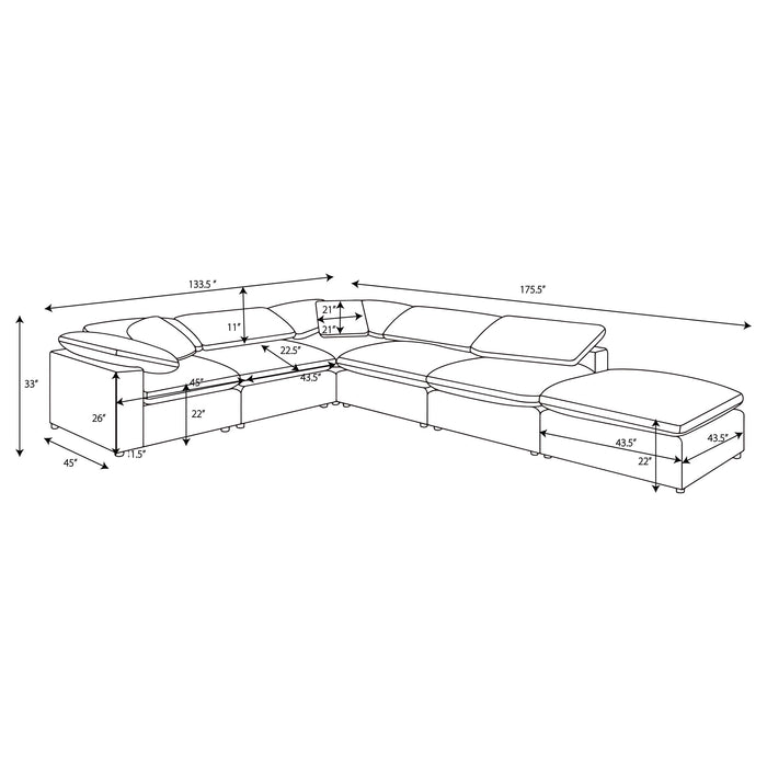 Raleigh Modular Sectionals - Visions in Furniture (La Mirada, CA)