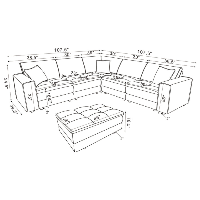 Atlantic Modular Sectionals - Visions in Furniture (La Mirada, CA)