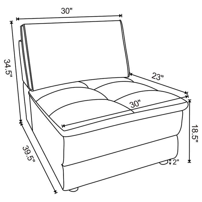 Atlantic Blue Sectionals - Visions in Furniture (La Mirada, CA)