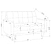 Watsonville Stationary 3 Pc Sets - Visions in Furniture (La Mirada, CA)