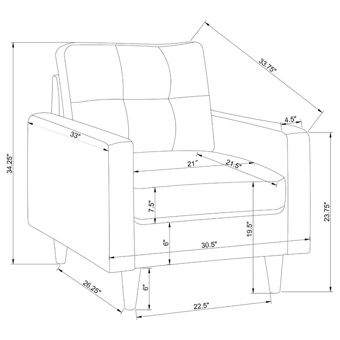 Watsonville Stationary 3 Pc Sets - Visions in Furniture (La Mirada, CA)