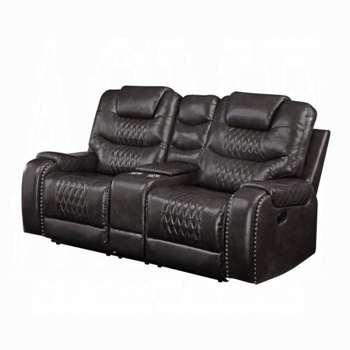Braylon Motion Loveseat With Console - Visions in Furniture (La Mirada, CA)
