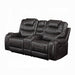 Braylon Motion Loveseat With Console - Visions in Furniture (La Mirada, CA)