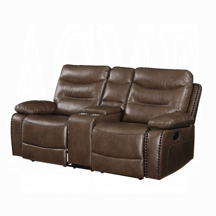 Aashi Motion Loveseat With Console - Visions in Furniture (La Mirada, CA)