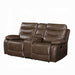 Aashi Motion Loveseat With Console - Visions in Furniture (La Mirada, CA)