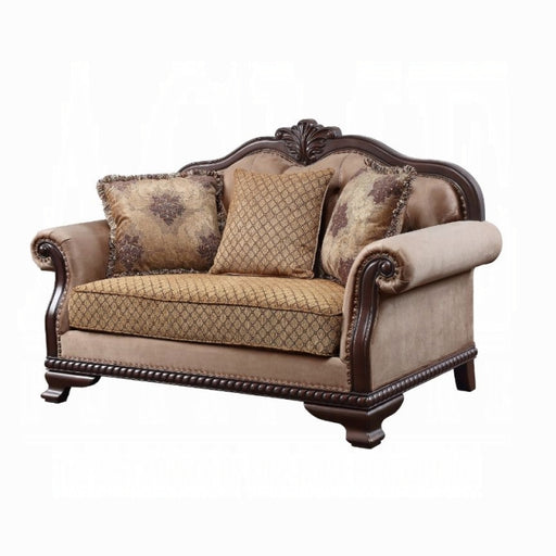 Chateau De Ville Loveseat With 3 Pillows - Visions in Furniture (La Mirada, CA)