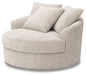 Cuddle Plush Oversized Swivel Accent Chair - Visions in Furniture (La Mirada, CA)