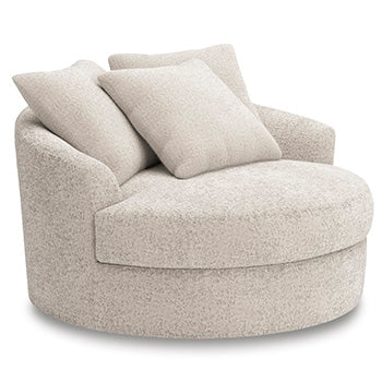 Cuddle Plush Oversized Swivel Accent Chair - Visions in Furniture (La Mirada, CA)