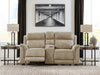 Next-Gen DuraPella Power Reclining Loveseat with Console - Visions in Furniture (La Mirada, CA)