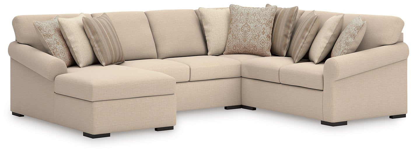 LadyMae Sectional with Chaise - Visions in Furniture (La Mirada, CA)
