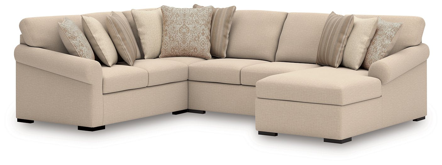 LadyMae Sectional with Chaise - Visions in Furniture (La Mirada, CA)
