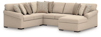 LadyMae Sectional with Chaise - Visions in Furniture (La Mirada, CA)