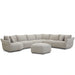 Parker Living Playful - Canes Cobblestone Ottoman with Casters
