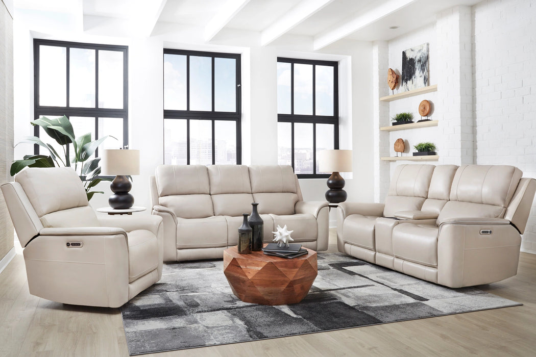 Parker Living Easton - Steamboat Brown Zero Gravity Power Reclining Tilt Console Loveseat P3