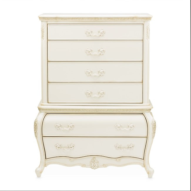 AICO Lavelle 6-Drawer Chest in Classic Pearl - Visions in Furniture (La Mirada, CA)