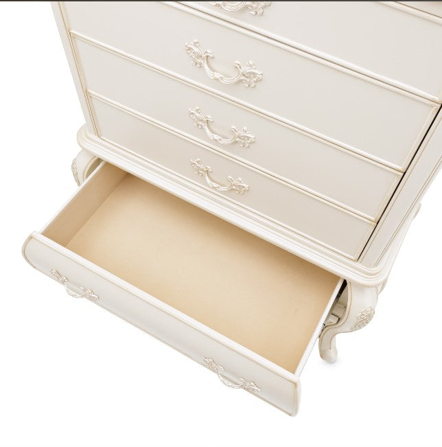 AICO Lavelle 6-Drawer Chest in Classic Pearl - Visions in Furniture (La Mirada, CA)