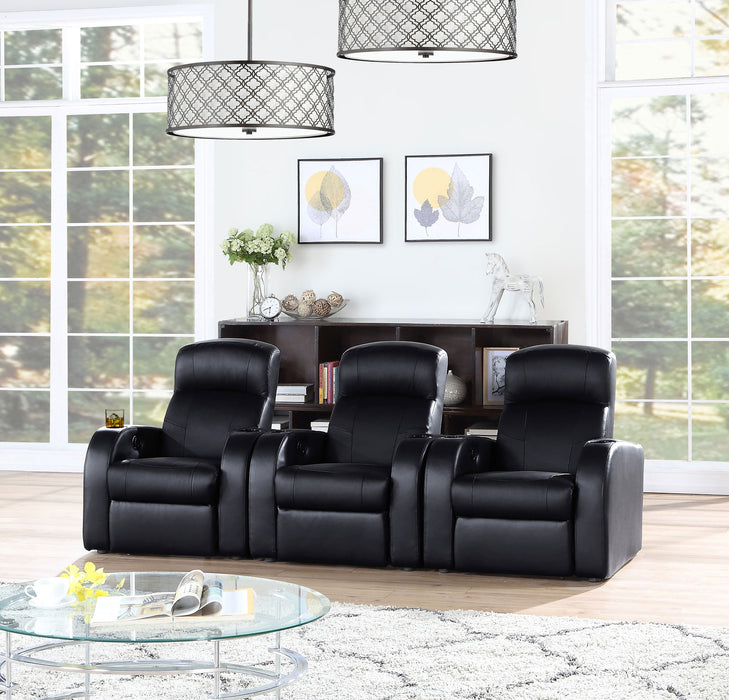 Cyrus Upholstered Home Theater Seating - Visions in Furniture (La Mirada, CA)