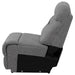 Higgins Upholstered Armless Chair Grey - Visions in Furniture (La Mirada, CA)