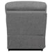 Higgins Upholstered Armless Chair Grey - Visions in Furniture (La Mirada, CA)