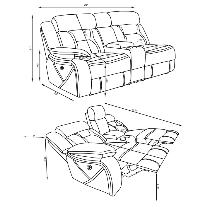 Higgins Reclining Sectionals - Visions in Furniture (La Mirada, CA)