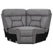 Higgins Upholstered Wedge Grey - Visions in Furniture (La Mirada, CA)