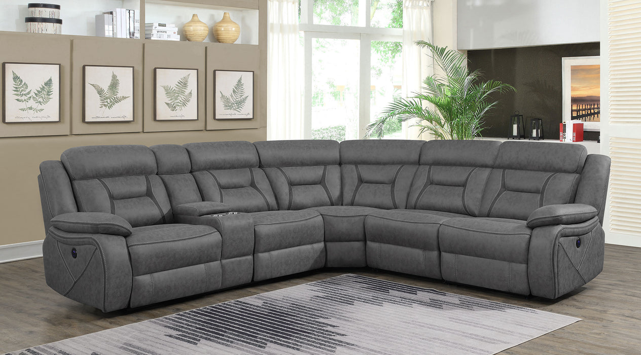Higgins Reclining Sectionals Corner Chair - Visions in Furniture (La Mirada, CA)