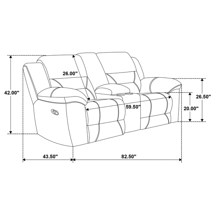 Gilson Reclining 3 Pc Set - Visions in Furniture (La Mirada, CA)