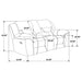 Gilson Reclining 3 Pc Set - Visions in Furniture (La Mirada, CA)