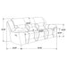 Gilson Reclining Sofa - Visions in Furniture (La Mirada, CA)