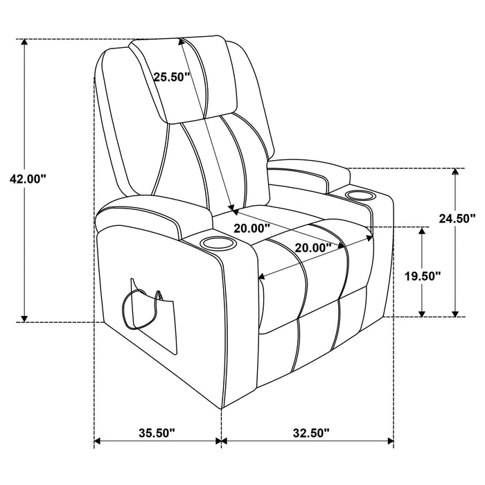 Armstrong Power Recliner - Visions in Furniture (La Mirada, CA)