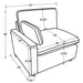 Collins Recling Sectionals - Visions in Furniture (La Mirada, CA)