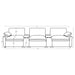 Collins Non Recling Sectionals - Visions in Furniture (La Mirada, CA)