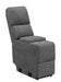 Bahrain Upholstered Console Charcoal - Visions in Furniture (La Mirada, CA)