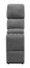 Bahrain Upholstered Console Charcoal - Visions in Furniture (La Mirada, CA)