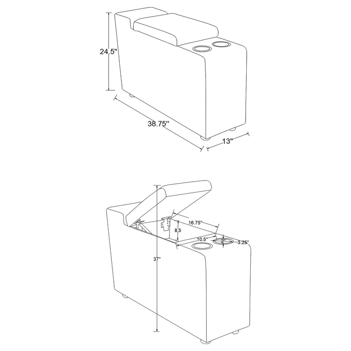 Collins Storage Console - Visions in Furniture (La Mirada, CA)