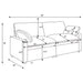 Collins Power Reclining Loveseat - Visions in Furniture (La Mirada, CA)