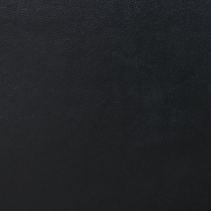 Hewitt Leather Upholstered Power Reclining Sectional Black - Visions in Furniture (La Mirada, CA)