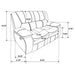 Camila Reclining 3 Pc Set - Visions in Furniture (La Mirada, CA)