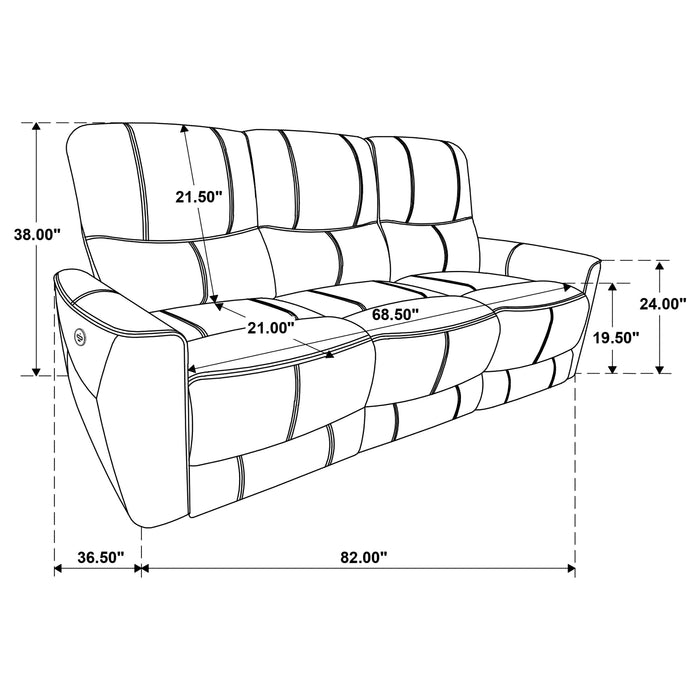 Greenfield Power Reclining 2 Pc Set - Visions in Furniture (La Mirada, CA)