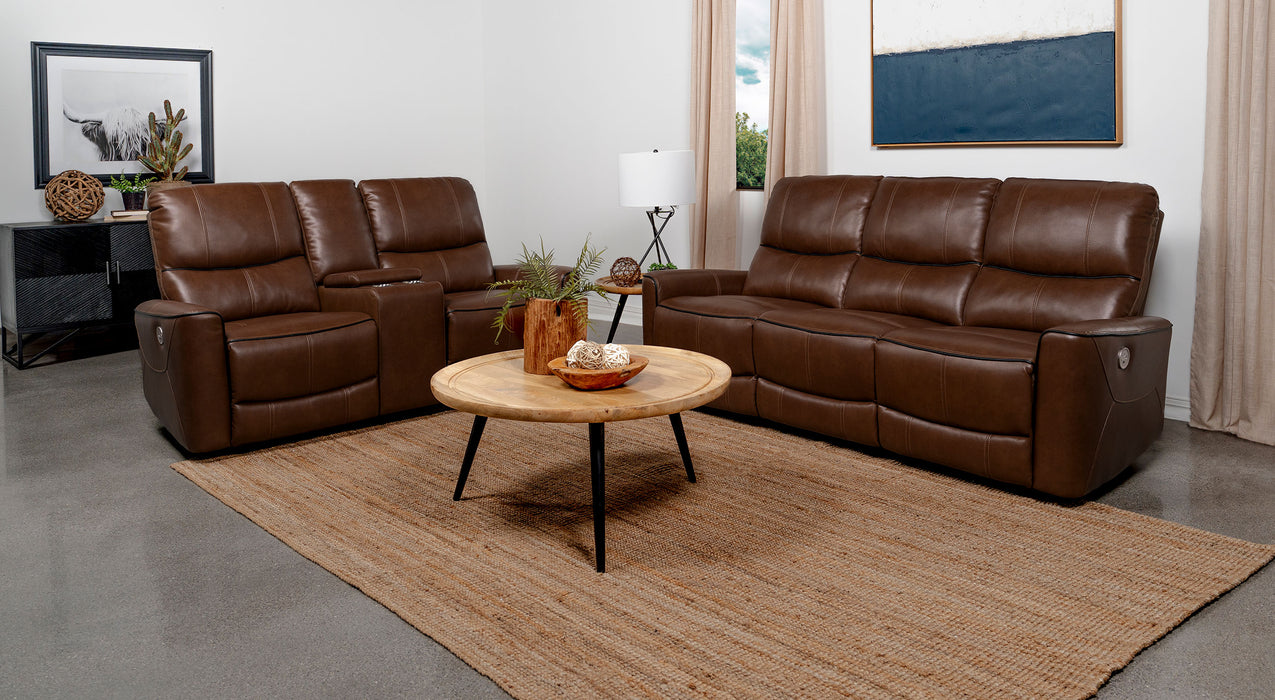 Greenfield Power Reclining 2 Pc Set - Visions in Furniture (La Mirada, CA)