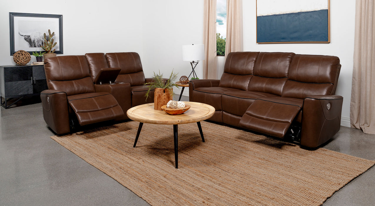 Greenfield Power Reclining 2 Pc Set - Visions in Furniture (La Mirada, CA)