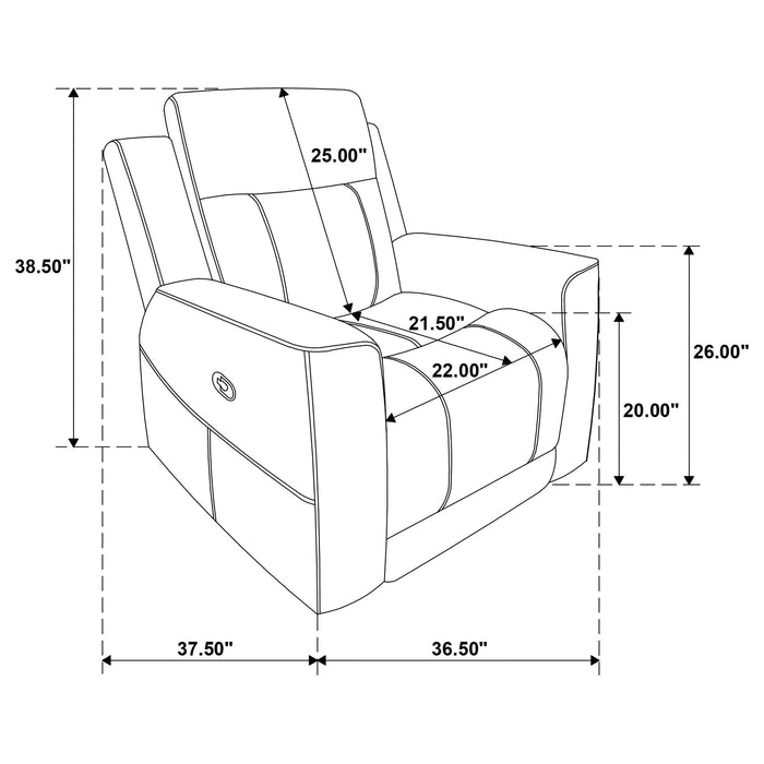 Brentwood Recliner - Visions in Furniture (La Mirada, CA)