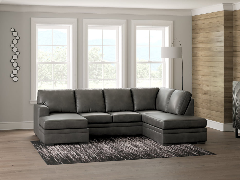 Lofton-Pike Sectional with Chaise - Visions in Furniture (La Mirada, CA)
