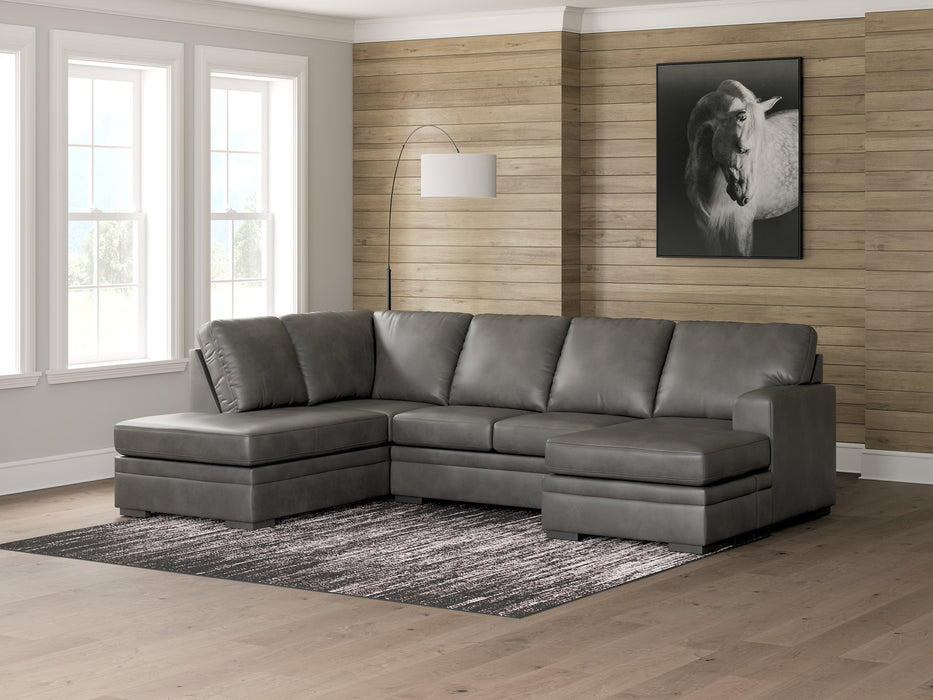 Lofton-Pike Sectional with Chaise - Visions in Furniture (La Mirada, CA)