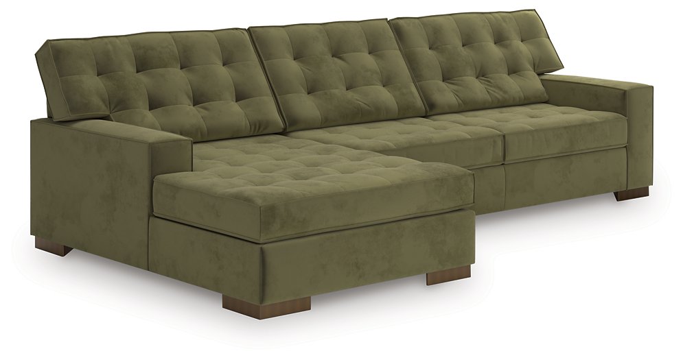 Caspian-Town Sectional with Chaise - Visions in Furniture (La Mirada, CA)