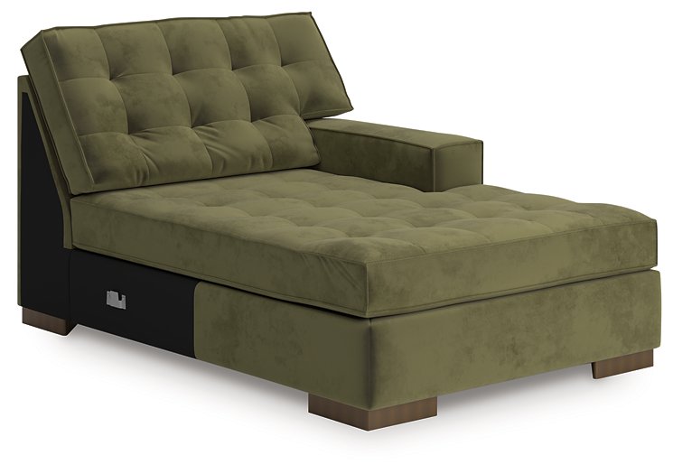 Caspian-Town Sectional with Chaise - Visions in Furniture (La Mirada, CA)