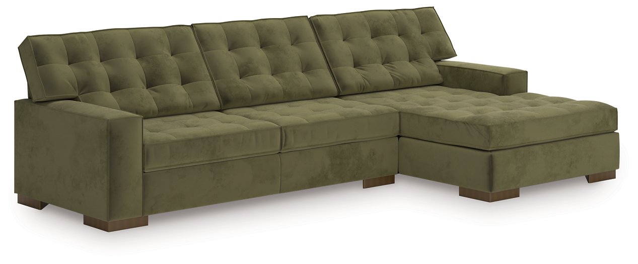 Caspian-Town Sectional with Chaise - Visions in Furniture (La Mirada, CA)