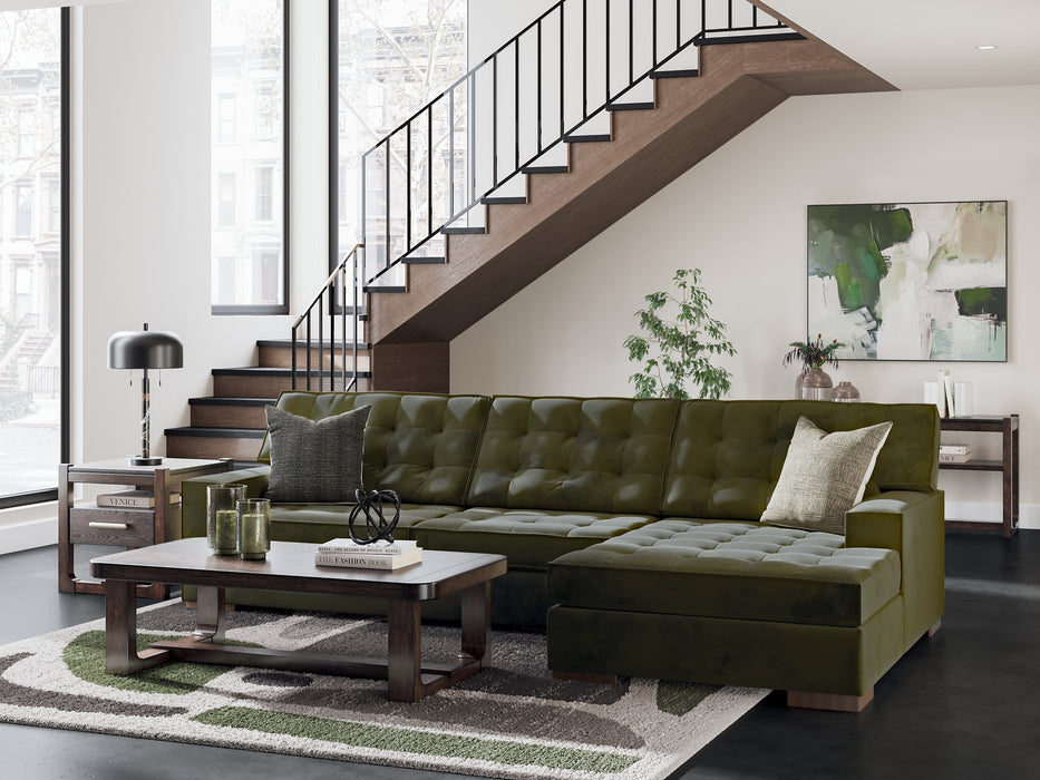 Caspian-Town Sectional with Chaise - Visions in Furniture (La Mirada, CA)