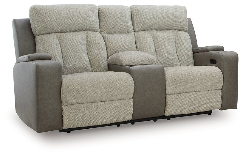 WhipLash Power Reclining Loveseat with Console - Visions in Furniture (La Mirada, CA)